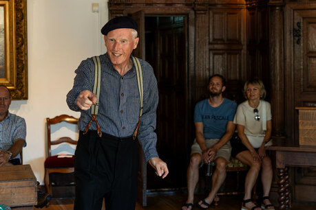 En Leo die is jarig en dat vieren wij!